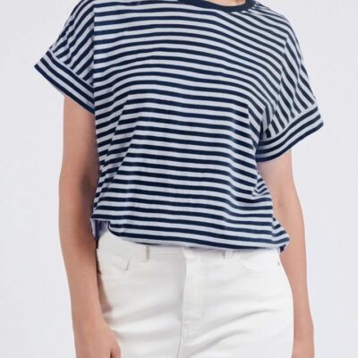 Elm Yara Stripe Short Sleeve Tee