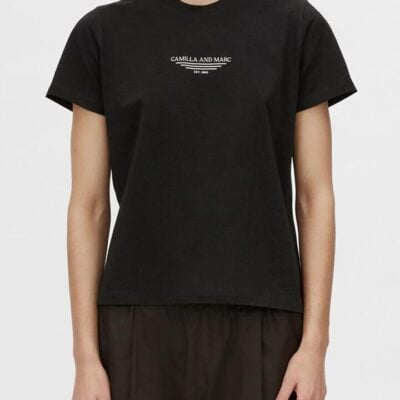 Camilla and Marc Janice Neat Fit Tee — Black