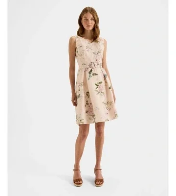 Review Sunset Rose Floral Dress