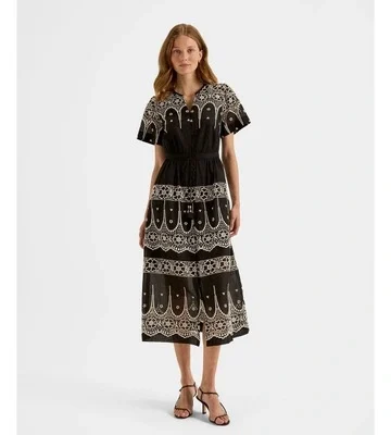 Review Florida Embroidered Midi Dress