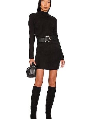 525 America Turtleneck Midi Dress
