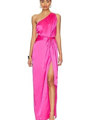 Amanda Uprichard x REVOLVE Delmar Gown In Cerise