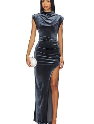 Amanda Uprichard Biella Velvet Gown