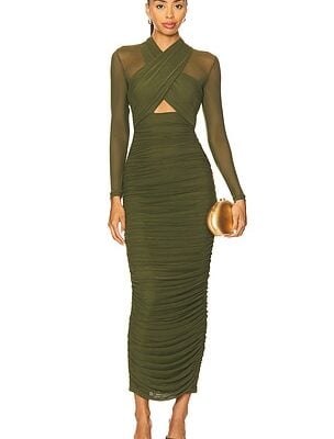 Bardot Aliyah Long Midi Dress