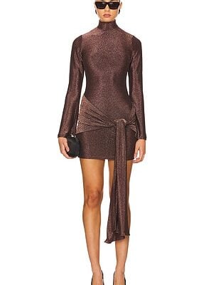 Bardot Seraphina Tie Front Dress
