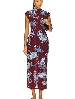 HEMANT AND NANDITA Sleeveless Long Dress