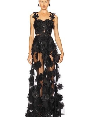 Bronx and Banco Rosalie Noir Gown