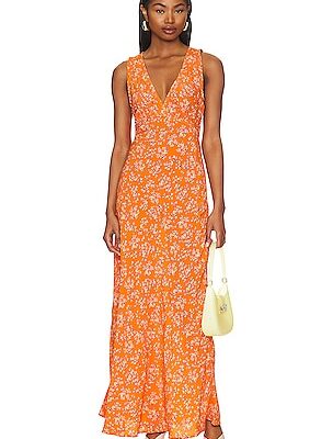 Faithfull the Brand Acacia Midi Dress