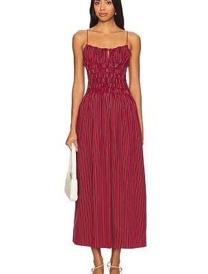 FAITHFULL THE BRAND Aya String Midi Dress
