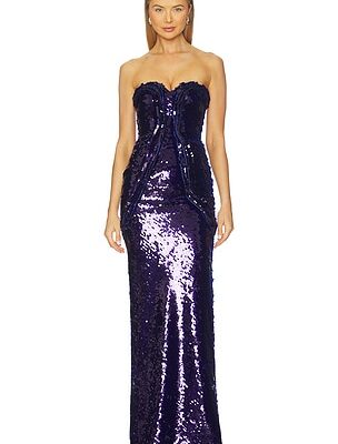Gaurav Gupta x REVOLVE X Revolve Azure Pailllet? Gown