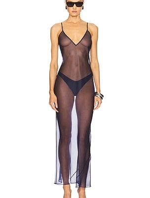 LaQuan Smith Chemise Gown