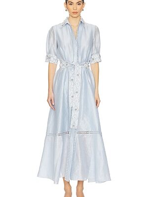 LA FUORI Serene Petale Shirt Dress
