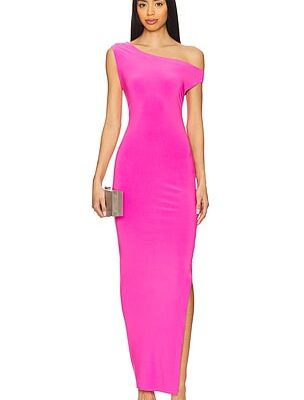 Norma Kamali x REVOLVE Drop Shoulder Fitted Gown