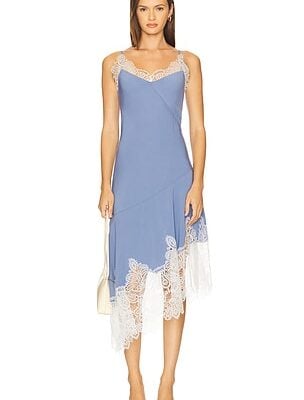 Prabal Gurung Bias Flare Hem Midi Dress
