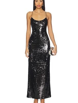superdown Jessie Sequin Maxi Dress