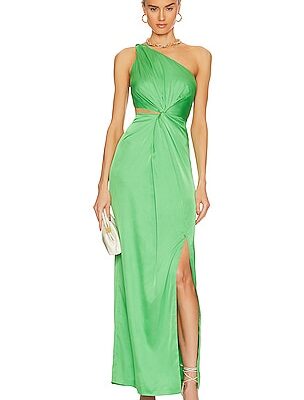 AMUR Deena One Shoulder Gown