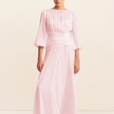 Amina High Neck Balloon Sleeve Maxi Dress | Fairyfloss | Dresses | Shona Joy