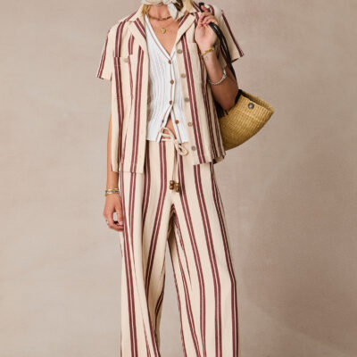 BAJA CHARLI DRAWSTRING PANT - STRIPE [USW425140]