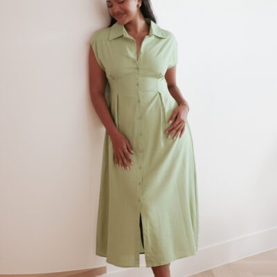Cami Midi Dress - Green