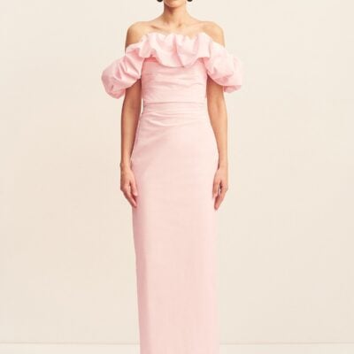 Campbell Off Shoulder Bubble Maxi Dress | Ballerina | Dresses | Shona Joy
