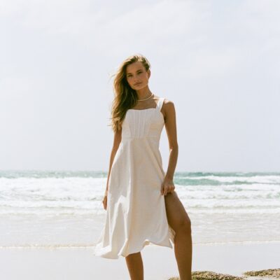 Cosima Midi Dress - Cream