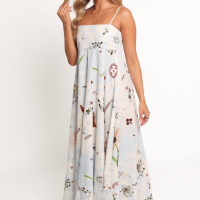 Emmeline Maxi Dress - Blue Floral