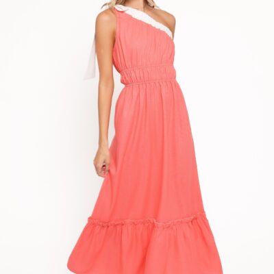 Gilda Maxi Dress - Coral