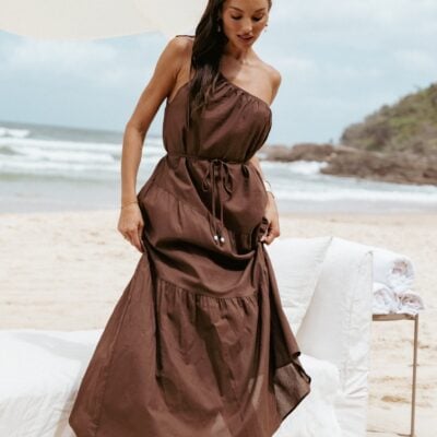 Hilde Maxi Dress - Chocolate