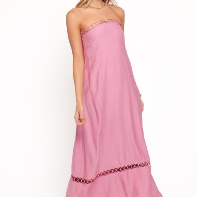 Holly Midi Dress - Pink