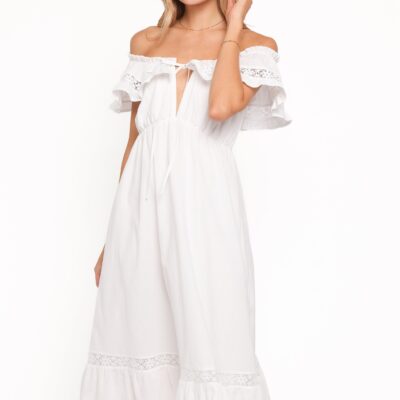 Janelle Dress - White