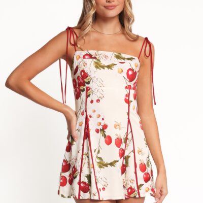Josiana Mini Dress - Cherry Print