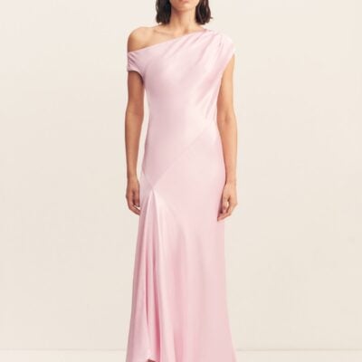 La Lune Asymmetrical Draped Maxi Dress | Blossom | Dresses | Shona Joy
