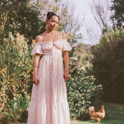 Lachay Maxi Dress - Pink Floral