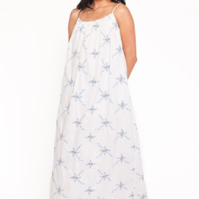 Lumina Maxi Dress - Blue Floral