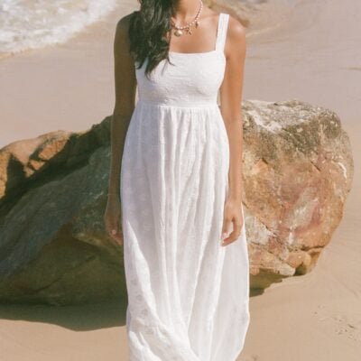 Reid Maxi Dress - White
