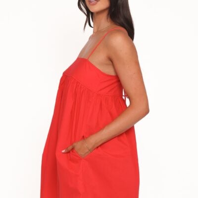 Serina Mini Dress - Red