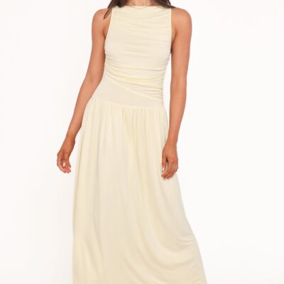 Shirley Maxi Dress - Butter Yellow