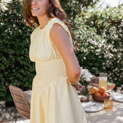 Ziva Mini Dress - Yellow