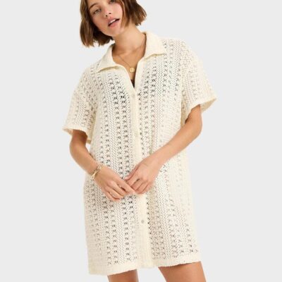 Roxy Chasin Sunset Cover Up Shirt
