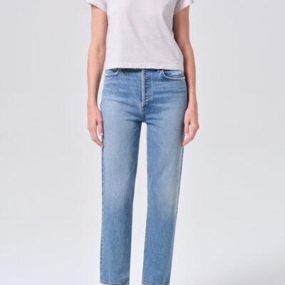 90's Pinch Waist Crop (Comfort Stretch) in Renew