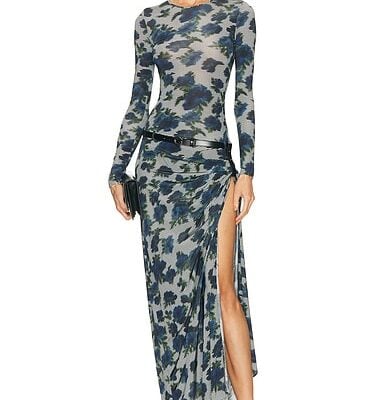 Coperni Suspended Ascii Dress