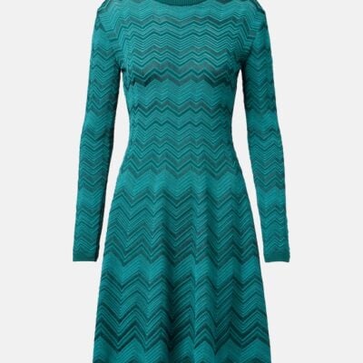 Missoni Zigzag Knitted Minidress
