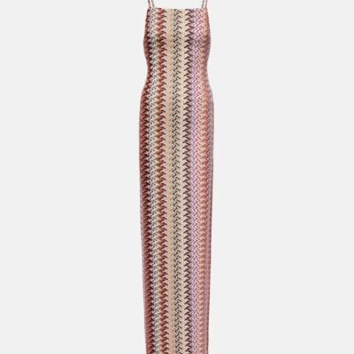 Missoni Zigzag Lamé Maxi Dress