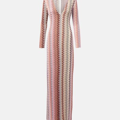 Missoni Zigzag Lamé Gown
