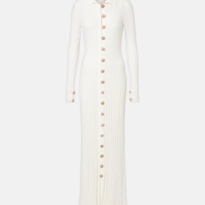 Christopher Esber Sundial Shell Cotton-Blend Maxi Dress