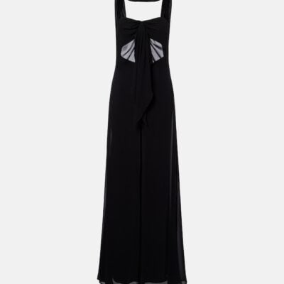 Christopher Esber Reverse Draped Silk Gown