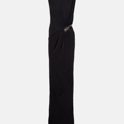 Christopher Esber Encased Nature Jersey Maxi Dress