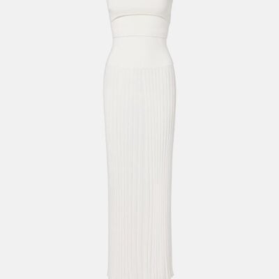 Christopher Esber Slash Cutout Ribbed-Knit Maxi Dress