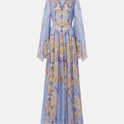 Etro Floral Silk Georgette Gown