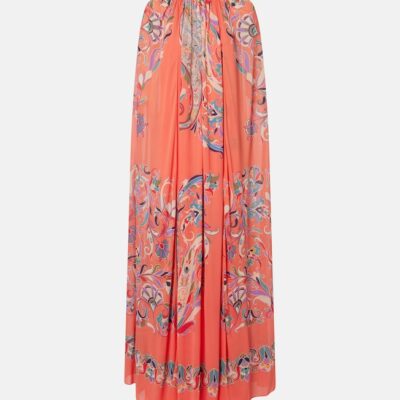 Etro Paisley Caped Gown